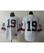 Men's #19 Stitched Jersey White - $45.00