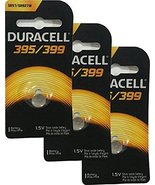 Duracell 395/399 1.5V Silver Oxide Button Battery, 3 Pack - £5.64 GBP