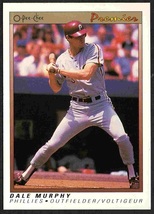 Philadelphia Phillies Dale Murphy 1991 O-Pee-Chee Premier #85 nr mt - £0.39 GBP