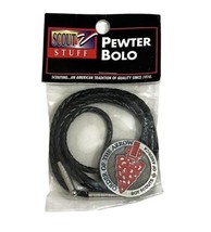 Vtg 1990&#39;s Order Of The Arrow Pewter Bolo Tie Boy Scouts Of America BSA New - $38.00