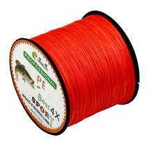 HENGJIA 4.0# 0.34mm 45LB 18.1kg Tension 500m Extra Strong 4 Shares Braid PE Fish - £20.55 GBP