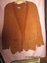 Tan C EST  1946 Cardigan Sweater Women Size 26/28W - £19.66 GBP