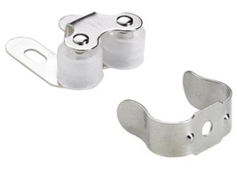 Nickel Plated Double Roller Catch, Pack of 1 - £2.35 GBP