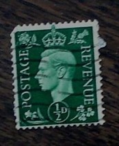 Nice Vintage Used Postage Revenue ½ D Stamp, GOOD COND - £2.21 GBP