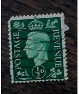 Nice Vintage Used Postage Revenue ½ D Stamp, GOOD COND - £2.33 GBP