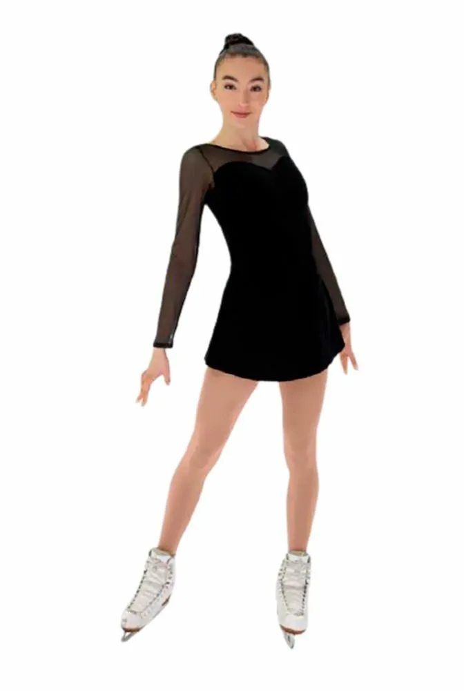 Mondor Model 2851Ladies Skating Dress - Black Size Small - £65.78 GBP