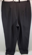 I1) Women&#39;s Polyester Black Work Dress Pants Size 22 Inseam 29 - $7.91