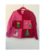 J Khaki Kids Holiday Cardigan Sweater Size 5 Stocking, Tree, Snowman  Ap... - $418.15 MXN