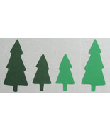 STRAIGHT TREES 2-piece Punch Set Lot of 36 (72 pcs) punch-outs Cutouts U... - $11.35 CAD