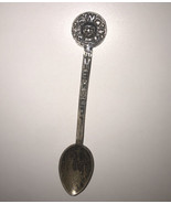 Mexico Vintage 925 Silver Small Souvenir Spoon Aztec Theme - £13.46 GBP