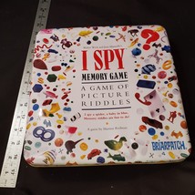 1995 I Spy Memory Game in Tin Box. All 75 Cards Included 100% Complete - £9.10 GBP