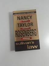 Sullivan&#39;s Law by Nancy Taylor Rosenberg 2004 paperback novel fiction - £4.67 GBP