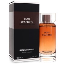 Bois D&#39;ambre by Karl Lagerfeld Eau De Toilette Spray 3.3 oz for Men - £41.98 GBP