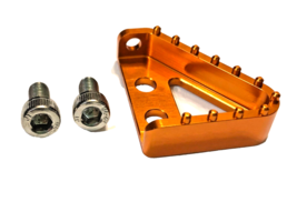 Rear Foot Brake Pedal Pad 2004-2016 KTM 50-1290 Orange - $14.84