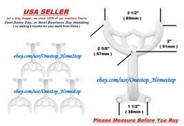 5 - 36&quot;-42&quot; White Ceiling Fan Blade Arms Replacement Brackets Hunter Ham... - $24.97