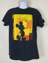 NWT Disney Neff Men Size M Black Mickey Sunset T Shirt Short Sleeve - $7.79