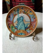 Renee Faure Liberty plate 1886-1986 Villeroy &amp; Boch autographed W Germany - $15.00