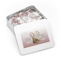Jigsaw Puzzle in Tin, Western, Country Boots, Personalised/Non-Personalised,  aw - £27.77 GBP+