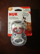 Nuk Mickey Mouse 0-6 Month Pacifiers(1 Pack With 2 Pacifiers)-Brand New-... - £27.36 GBP