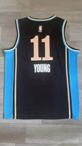 Men&#39;s Trae 11# Young City Basketbsall Jersey Black 2024 - £27.96 GBP