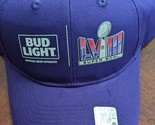 NFL Bud Light Official Sponsor SUPERBOWL LVIII Las Vegas Baseball Cap + ... - $39.95