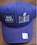 NFL Bud Light Official Sponsor SUPERBOWL LVIII Las Vegas Baseball Cap + Stikcer - $39.95