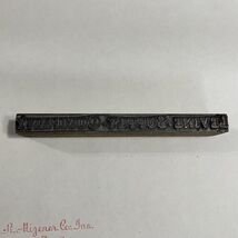 Vintage Printing Block Levine Supply Company 5” x 1/2&quot; - €5,29 EUR