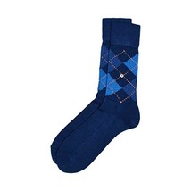 Burlington Men&#39;s Preston Calf Socks, Blue (royal Blue 6000), 7/11 (Manuf... - $44.00