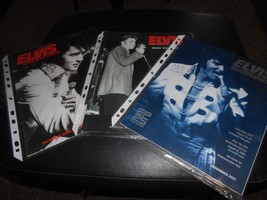 Lot 3 Elvis Presley Still photos Official Elvis Catalog Book N Protectiv... - £11.86 GBP