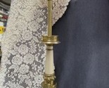 Vintage Mid Century Modern Heavy Brass Stiffel Torchiere table Lamp 37” ... - $73.26