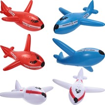 6 Pieces Inflatable Airplanes Aircraft Inflates Plane Inflated Toys For Kids Bir - £20.77 GBP