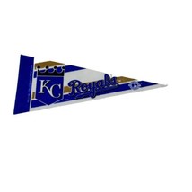 Vtg  Kansas City Royals 2004 MLB Mini Pennant 9in x4in Felt Banner Flag Baseball - £11.18 GBP