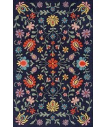 Hand Tufted Floral Rug for Living Room, Bedroom, Offices, Kids Room, Din... - £204.76 GBP