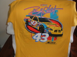 Bobby Labonte #43 Cheerios Dodge Charger on a new Yellow large tee shirt - $22.00