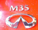 06- 10 Infiniti M35 Emblem Logo Letters Badge Trunk Lid Rear Chrome OEM ... - $18.00