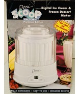 Deni Scoop Factory Vintage Auto Ice Cream Maker 1 1/2 Qt #5400 White Taiwan - €37,91 EUR