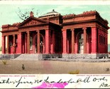 Postcard 1903 Carnegie Free Library Postcard Tucson AZ Houston El Paso R... - $8.87