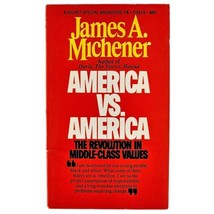 America Vs. America by James A. Michener Vintage Paperback Book 1969 1st Print - $16.00