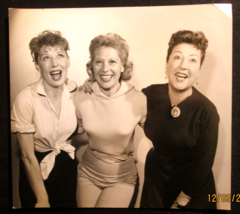 Diana Shore Show ( Rare Large Size Vintage Cast Photo From The 1950,S) Early Tv - $257.40