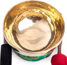 19CM Large Tibetan Singing Bowl Set Master Healing Grade For Sound Bath Chakra 7 - £77.49 GBP