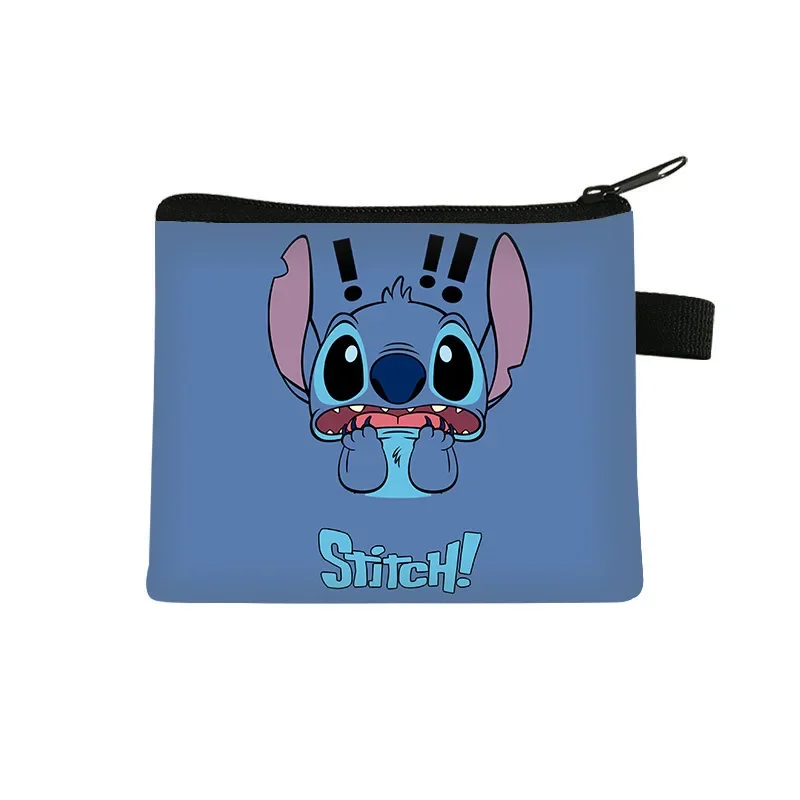 Disney Stitch Wallet Kawaii Lilo Stitch Coin Purse Cartoon Children Port... - $1.60