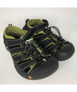 KEEN Newport H2 Kids Water Sandals Sz 2 Hiking Shoes Black Green - $19.99
