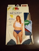 Fruit of the Loom Women&#39;s Getaway Cooling Mesh Underwear Thong 5/S (BN18) - $13.09