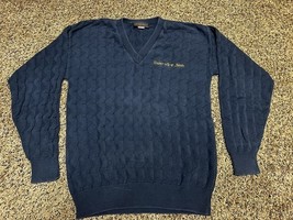 University of Toledo V-Neck Pullover Sweater - Andrew Rohan Men&#39;s Blue S... - $19.64