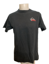 QuikSilver BoardRiders Club Black Short Sleeve Crew Neck T Shirt Size L - $16.14