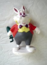  Disney White Rabbit PVC Figure Toy Alice in Wonderland Cake Topper - £11.95 GBP