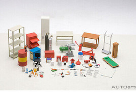 Garage Kit Set for 1/18 Scale Models Autoart - £75.29 GBP