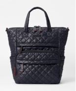 MZ WALLACE Small Metro Quilted Nylon Utility Backpack Crossbody ~NWT~ Black - $5,289.46 MXN