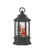 Raz Imports lighted musical  water  lantern 10” Mr &amp; Mrs Santa Claus 411... - €36,50 EUR