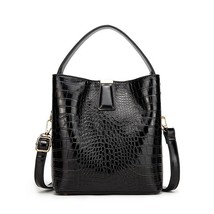 Bag Women&#39;s New 2022 Korean Bucket Shoulder Bag Fashion Trend  PU Portable Stall - £65.40 GBP